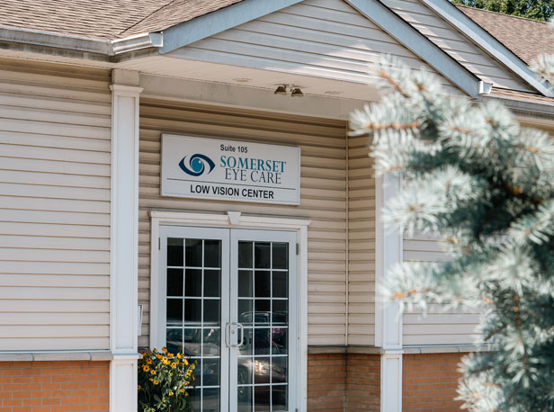 Outside of Somerset Eye Care & Low Vision Center in North Brunswick, NJ