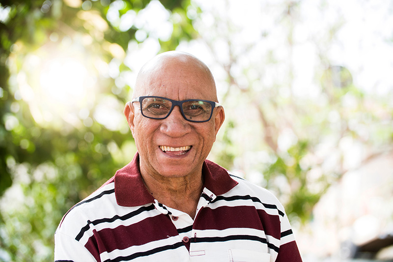 Senior man in glasses happy with eye disease treatment plan