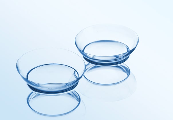Close up of specialty contact lenses from Somerset Eye Care in NJ