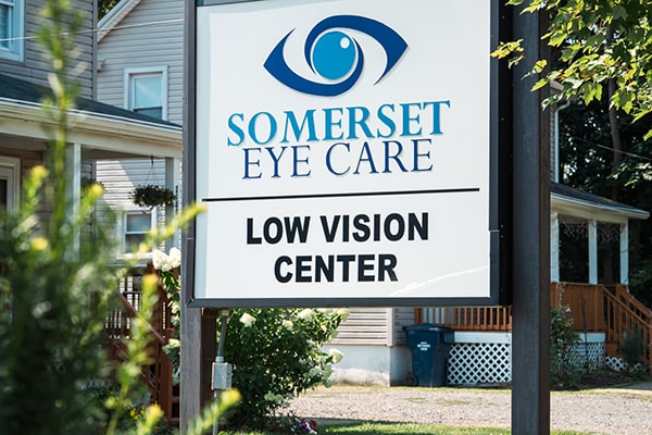 Somerset Eye Care sign outside